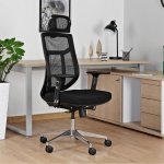 Unique Vista Fotel biurowy ergonomiczny Czarny GM02-1H-4