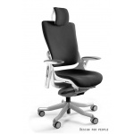 Unique Wau 2 Fotel biurowy biały/czarny W-709W-BL418