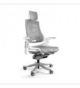 Unique Wau Fotel biurowy ergonomiczny Szary Elastomer W-609-W-TPE