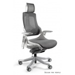 Unique Wau Fotel biurowy biały/grafit W-609W-NW41
