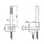 Zucchetti Zestaw prysznicowy chrom Z94020